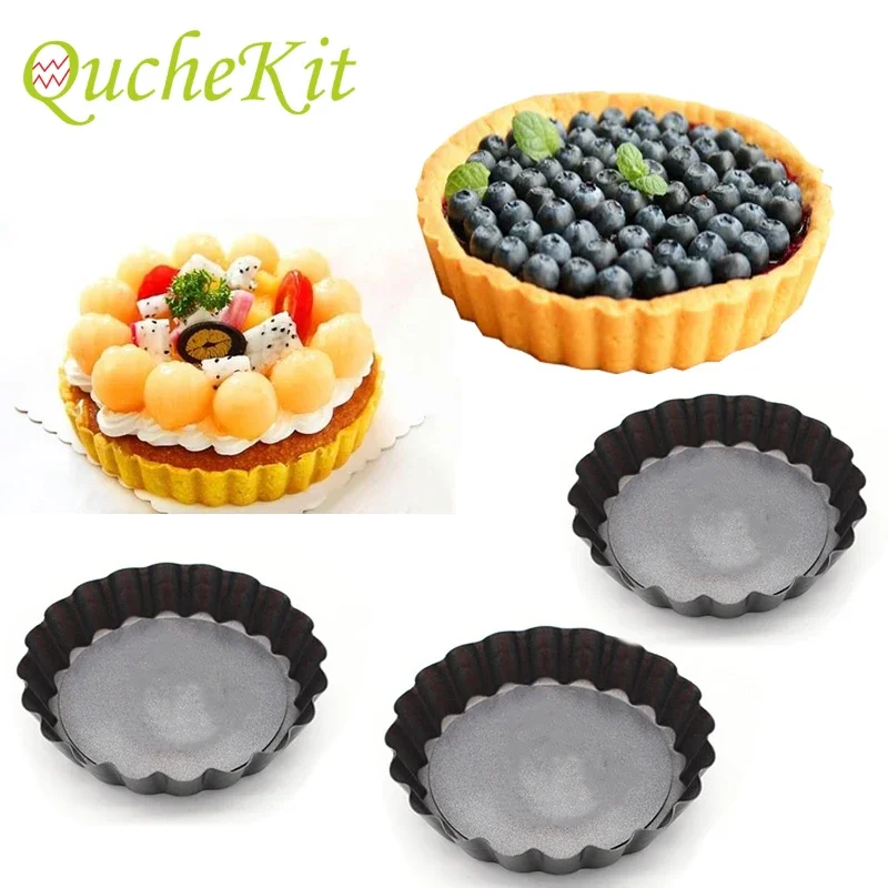 Tart Pan Loose - พิมพ์อบขนมแบบถอดได้ 6 ชิ้น ขนาด 10 ซม.