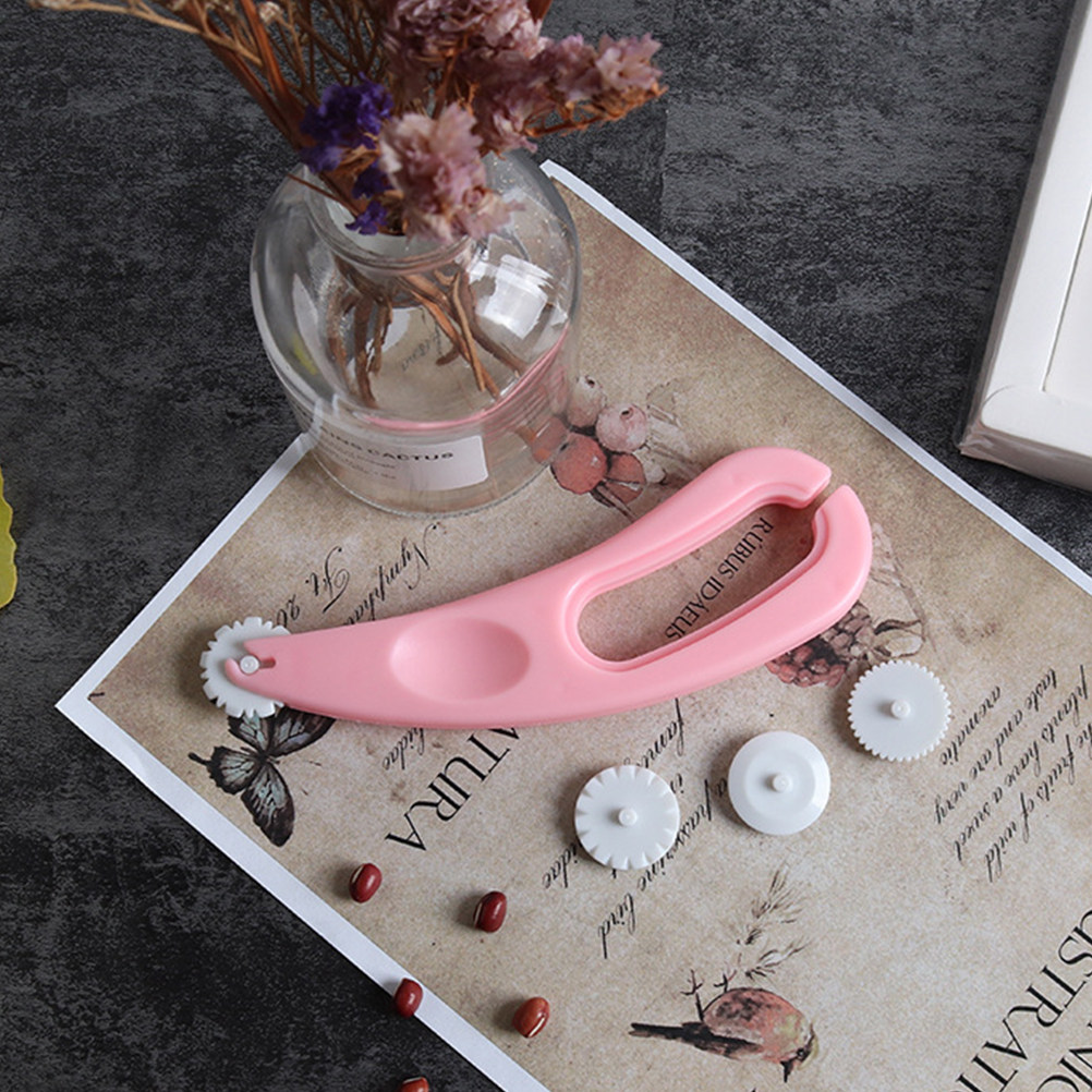 Kitchen Baking Utensils - แม่พิมพ์เค้กฟองดองท์ 2 ชุด ลูกกลิ้งทำขนมมืออาชีพ สีชมพู ใช้ซ้ำได้