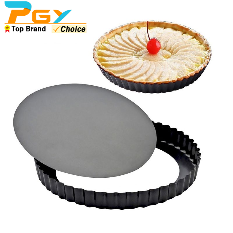 Tart Pan Loose - 20-30 ซม.Non-Stick Tart Quiche Flan PAN