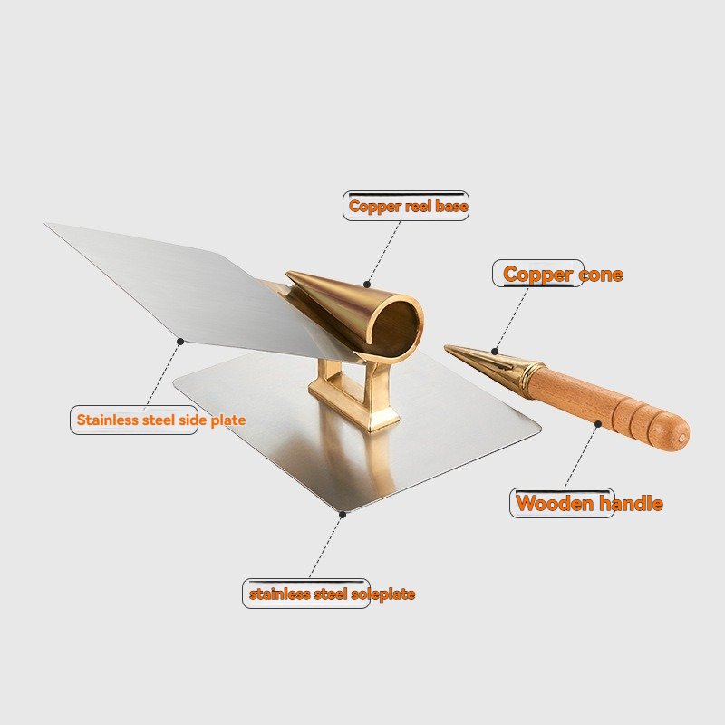 Kitchen Baking Equipment - เครื่องมือทำกรวยทองแดงแบบมืออาชีพ, เครื่องทำวาฟเฟิลไอศกรีมขนาดใหญ่, อุปกรณ์อบขนมที่ทนทานสำหรับครัวเชิงพาณิชย์