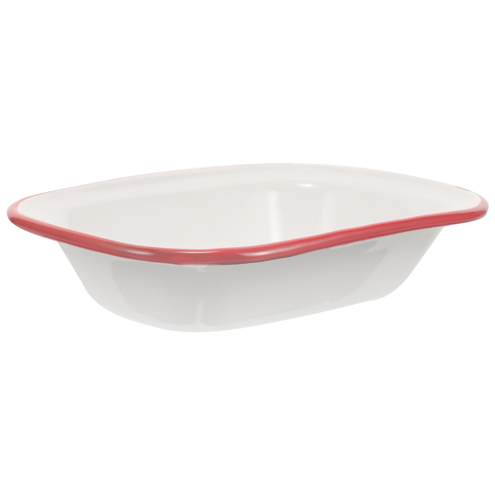 Kitchen Baking Pan Storage - ถาดอบเคลือบอีนาเมลทรงสี่เหลี่ยม ทนความร้อน ไม่ติดกระทะ สำหรับทำเครประดับมืออาชีพ เหมาะสำหรับครัว ร้านอาหาร