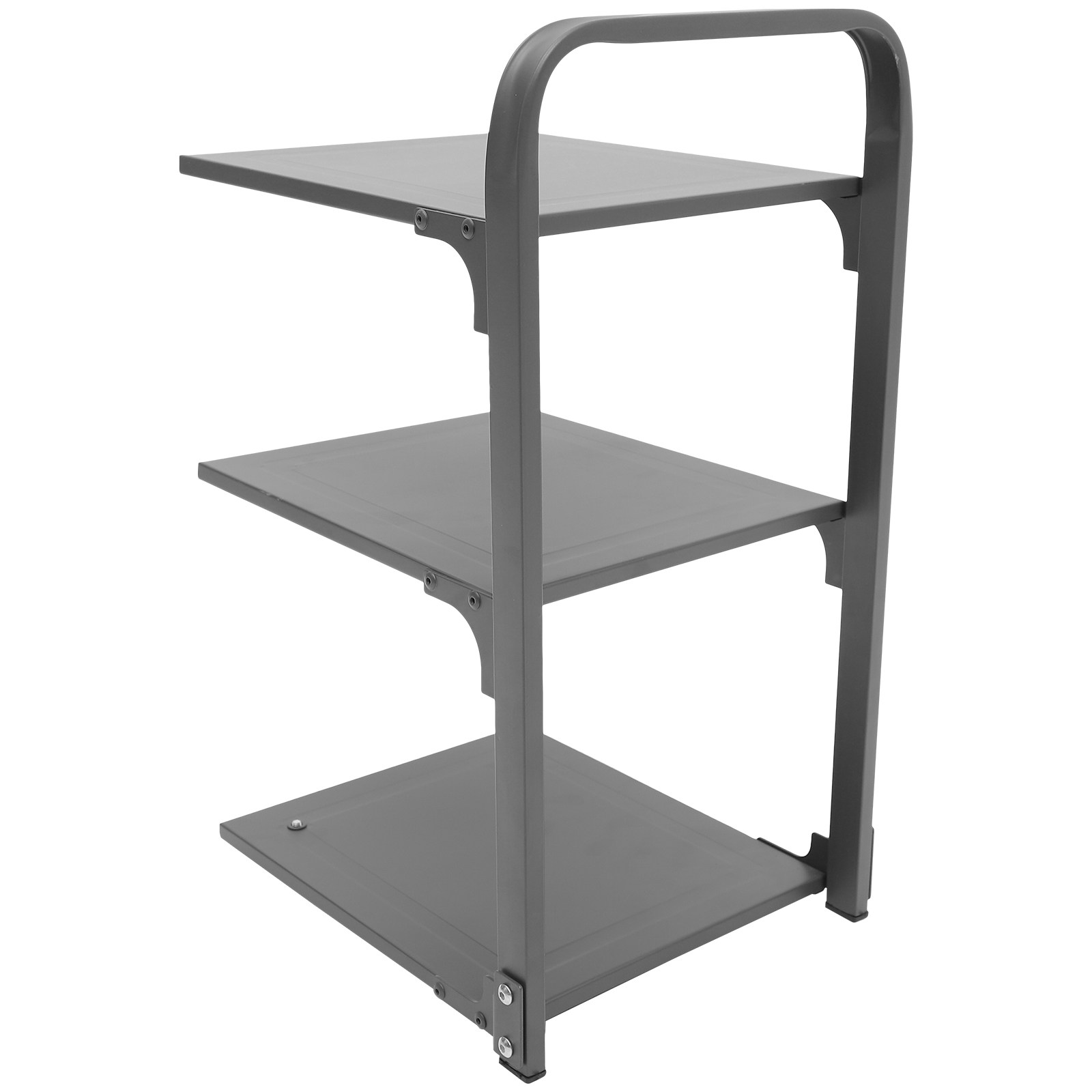 Kitchen Baking Pan Storage - ชั้นวางหม้อพับได้ วัสดุเหล็กคาร์บอน หลายชั้น สำหรับจัดเก็บกระทะ หม้อ จานอบ