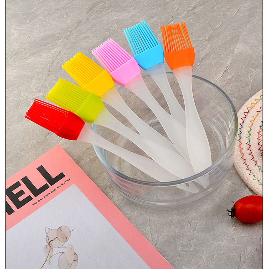 Pastry Brush Silicone - แปรงซิลิโคนสำหรับทาอาหาร 1 ชิ้น แปรงทาเนยสำหรับทำบาร์บีคิว อบขนมปัง ทำขนม