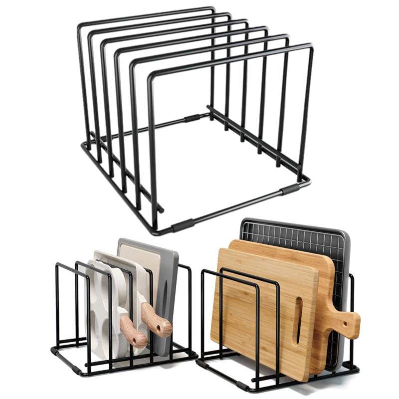 Kitchen Baking Pan Storage - ที่วางถาดอบกันลื่น ที่วางเขียง ที่เก็บถาดอบ สำหรับจัดระเบียบกระทะในครัว