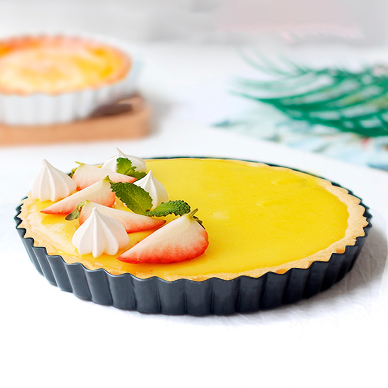 9 นิ้ว Non-Stick Tart Quiche F - Tart Pan Loose บทวิจารณ์และราคา