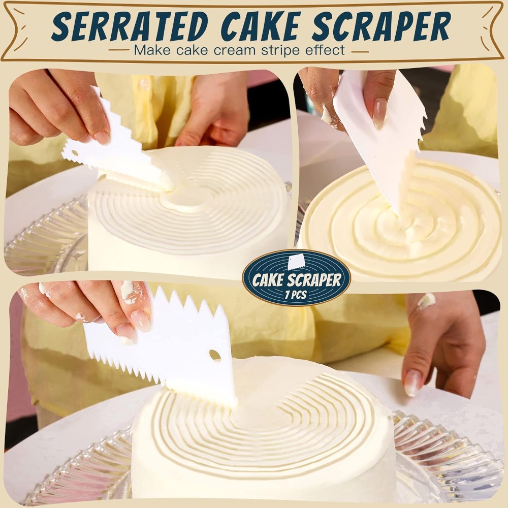 ชุดอุปกรณ์ขูดและปาดแป้งทำขนม 7 - Kitchen Baking Utensils บทวิจารณ์และราคา