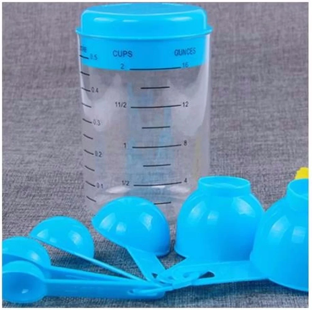 7 ชิ้น/เซ็ตถ้วยตวงพลาสติกและช้ - Kitchen Baking Tray Set บทวิจารณ์และราคา