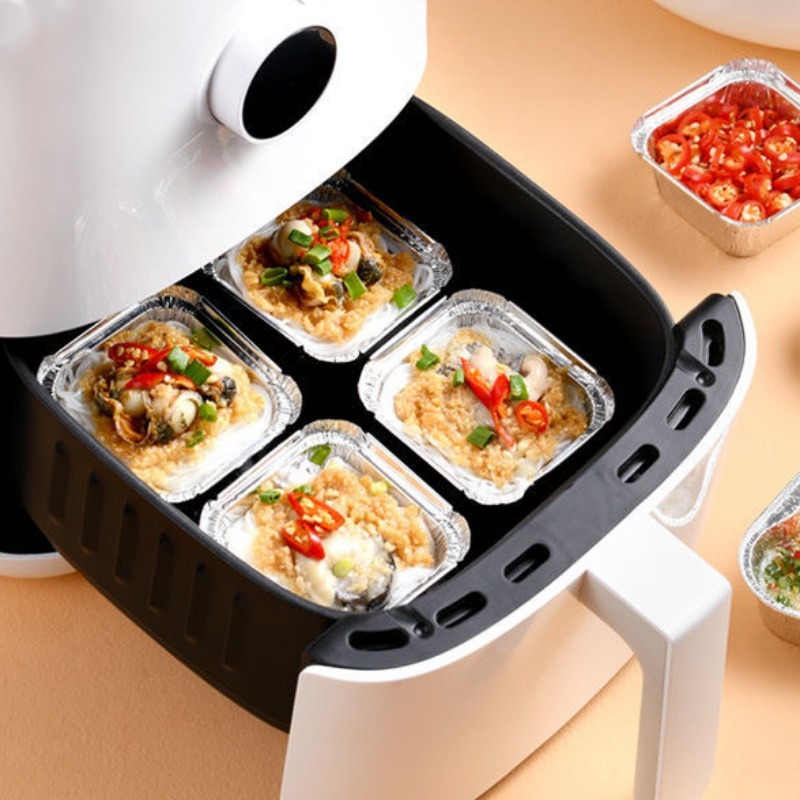 ถาดฟอยล์อลูมิเนียมแบบใช้แล้วทิ - Kitchen Baking Pan Storage บทวิจารณ์และราคา