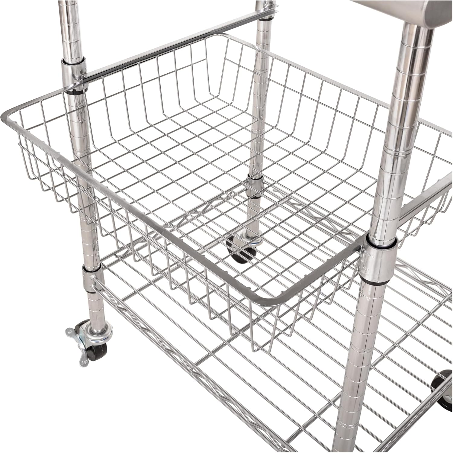 โต๊ะเตรียมอาหารสแตนเลสสำหรับใช - Kitchen Baking Cart บทวิจารณ์และราคา