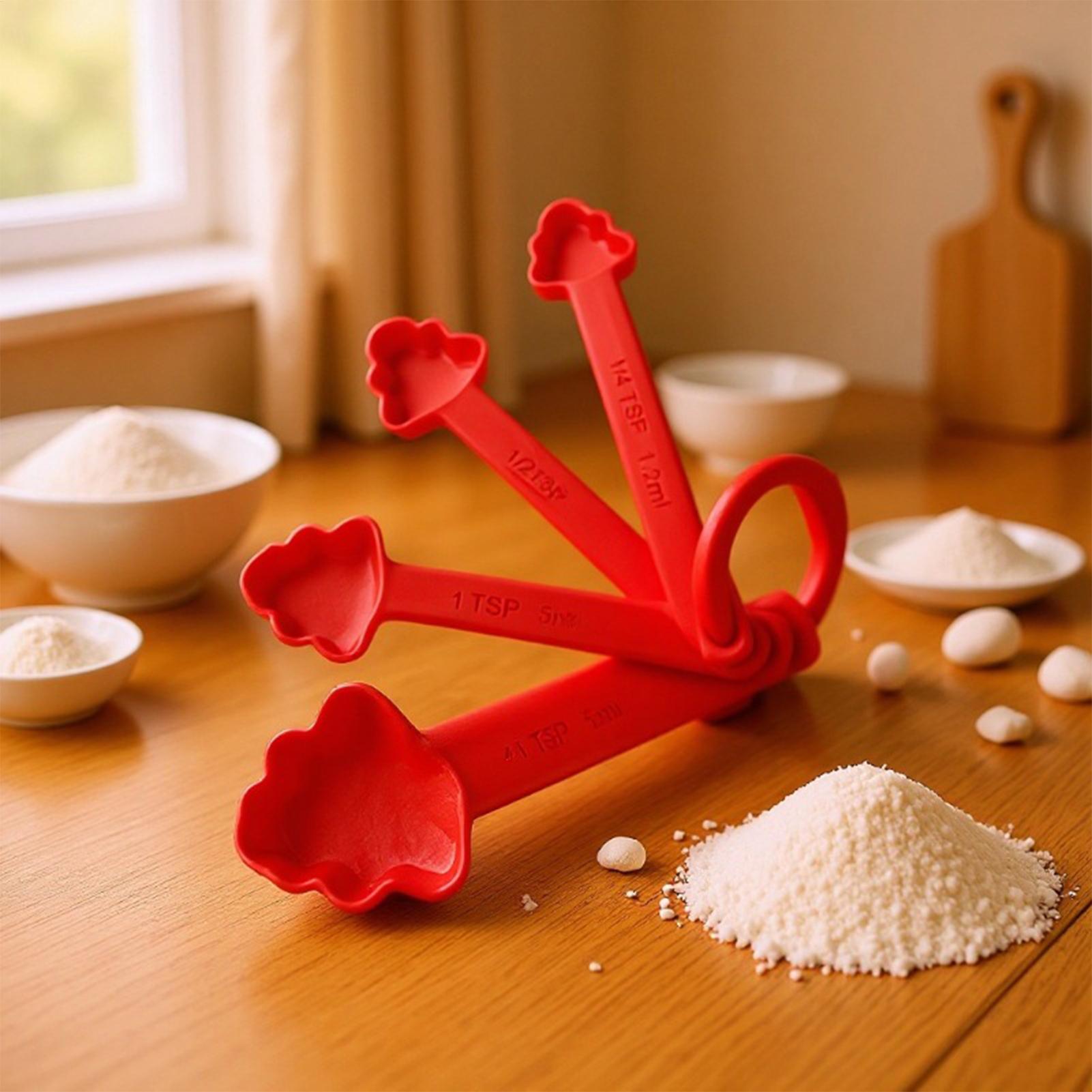 ชุดตวงคริสต์มาส ถ้วยตวงและช้อน - Kitchen Baking Utensils บทวิจารณ์และราคา