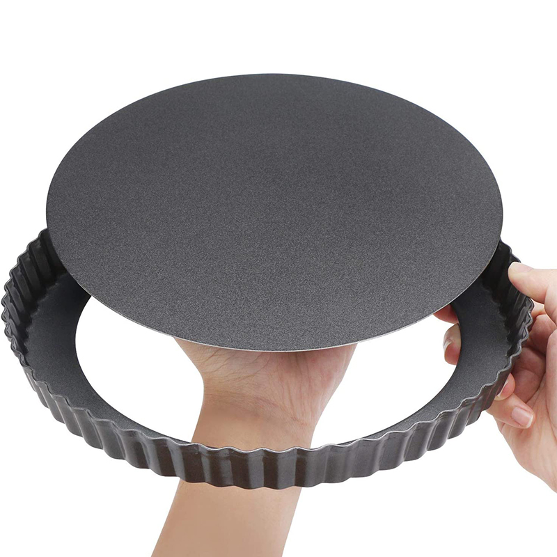 20-30 ซม.Non-Stick Tart Quiche - Tart Pan Loose บทวิจารณ์และราคา