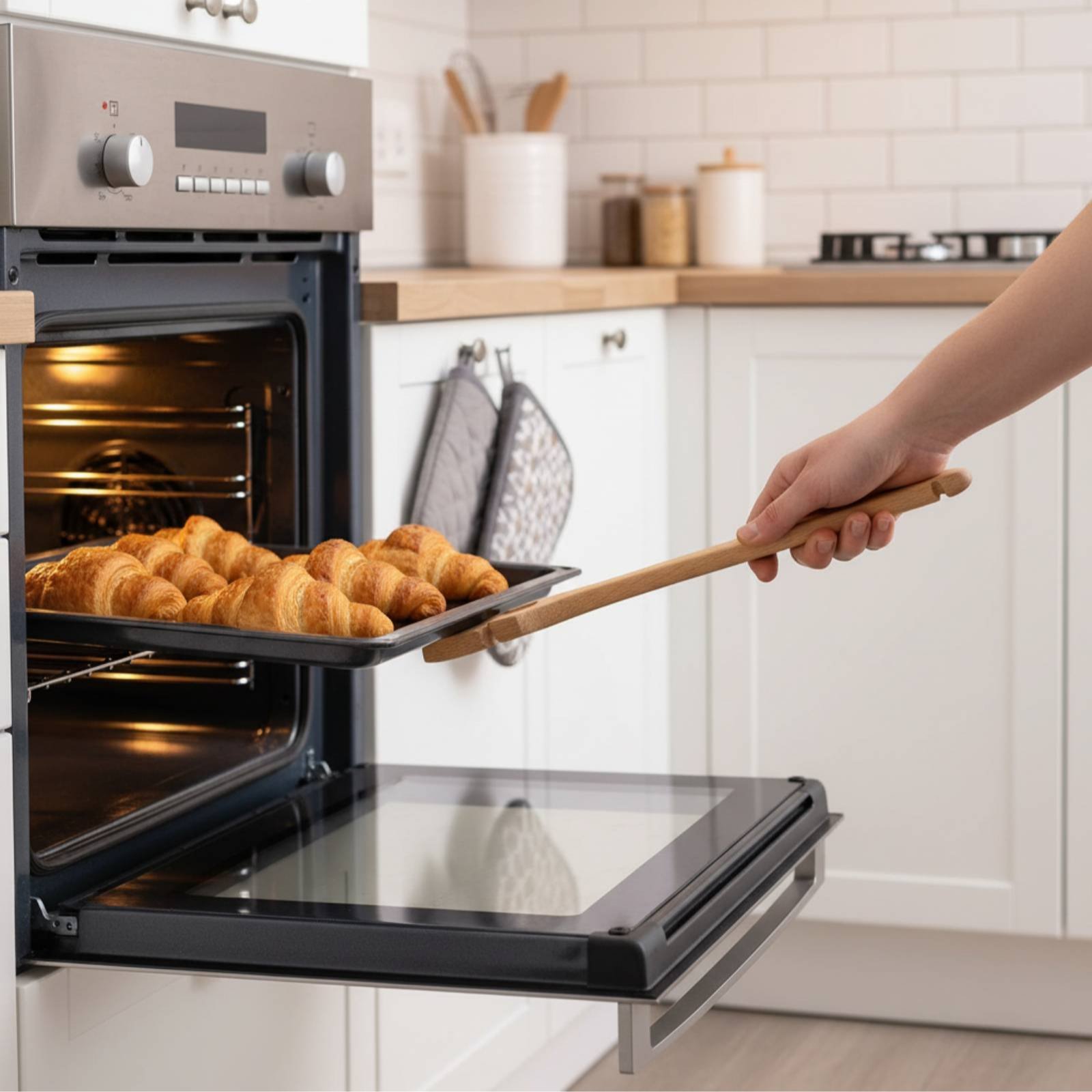 เครื่องมือดึงและผลักตะแกรงอบขน - Kitchen Baking Utensils บทวิจารณ์และราคา