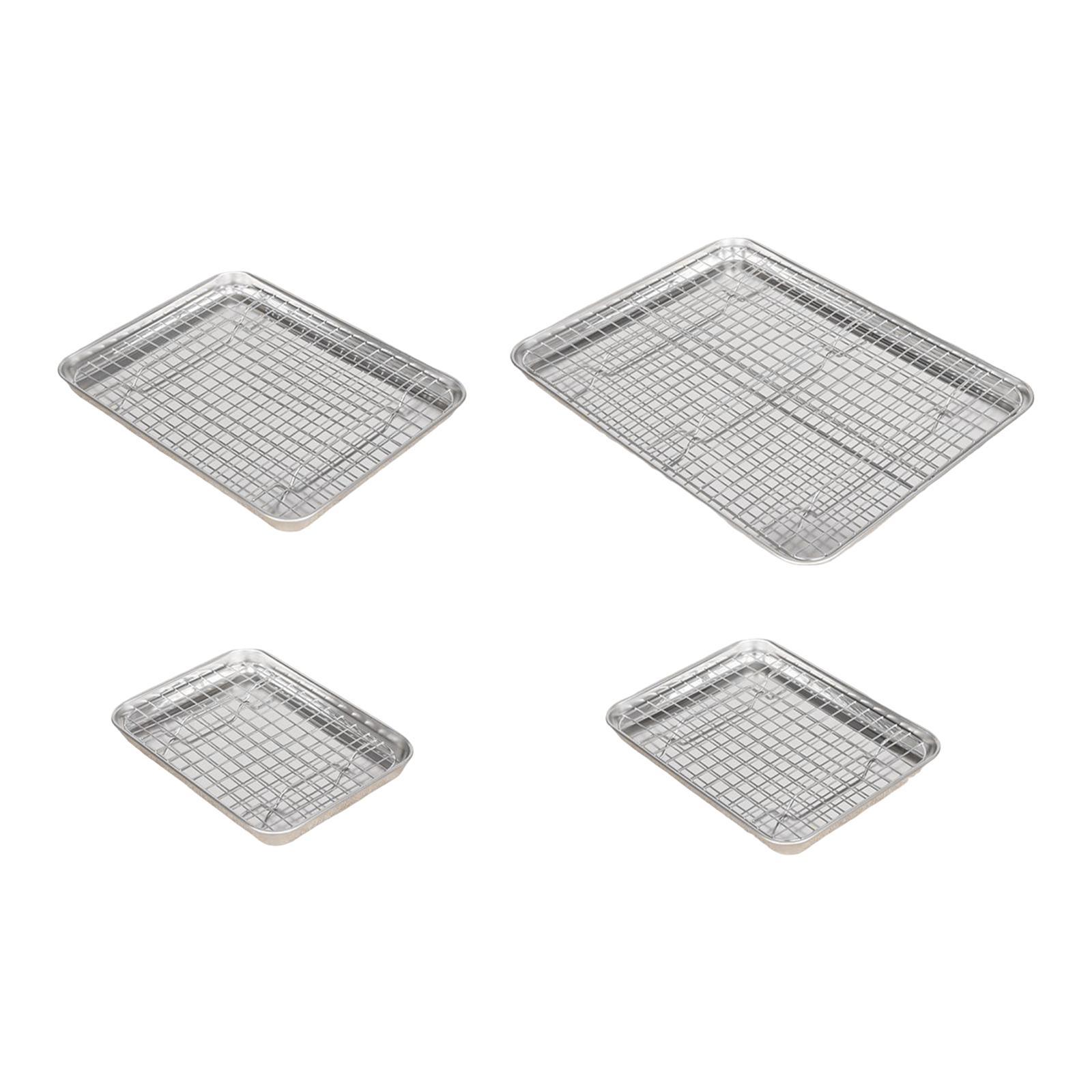 ถาดอบสแตนเลสพร้อมตะแกรง ชุดอุป - Kitchen Baking Pan Storage บทวิจารณ์และราคา