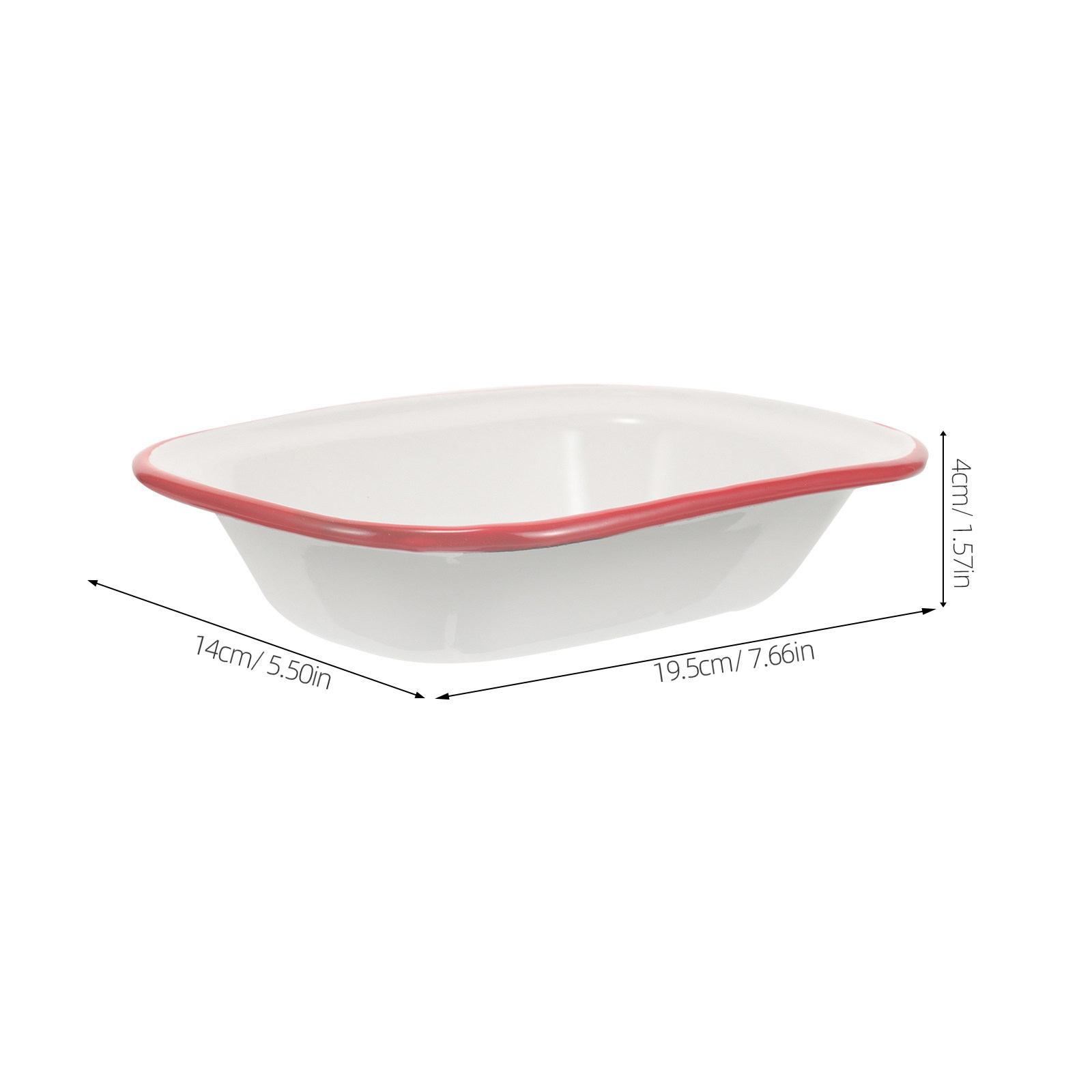 ถาดอบเคลือบอีนาเมลทรงสี่เหลี่ย - Kitchen Baking Pan Storage บทวิจารณ์และราคา