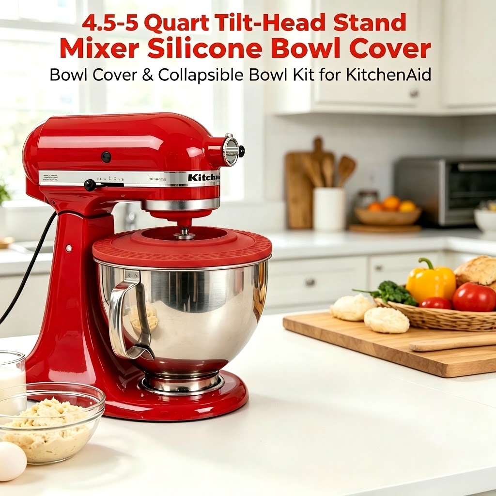 ฝาปิดชามซิลิโคนสำหรับเครื่องผส - Kitchen Aid Baking Mixer บทวิจารณ์และราคา