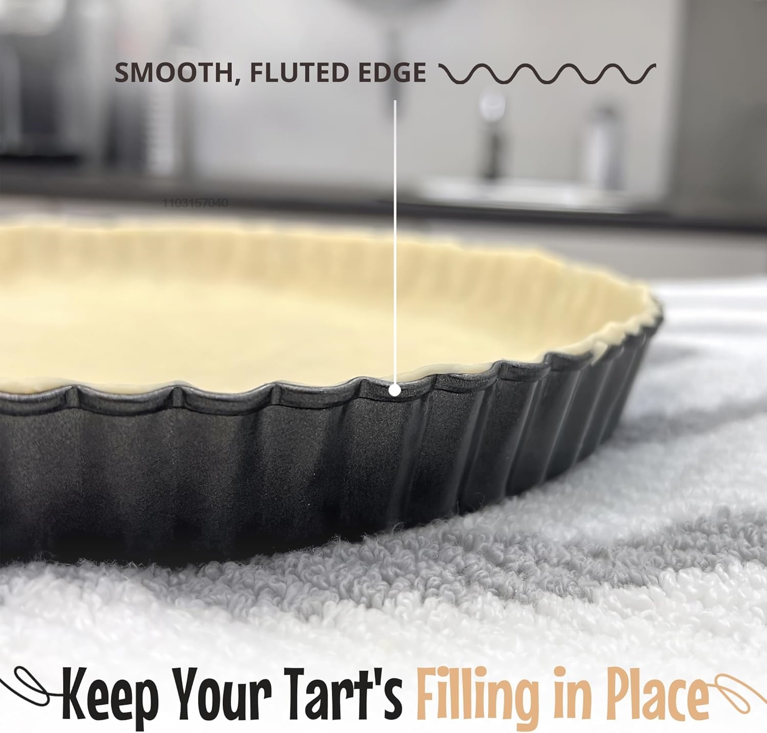 9 นิ้ว Non-Stick Tart Quiche F - Tart Pan Loose บทวิจารณ์และราคา