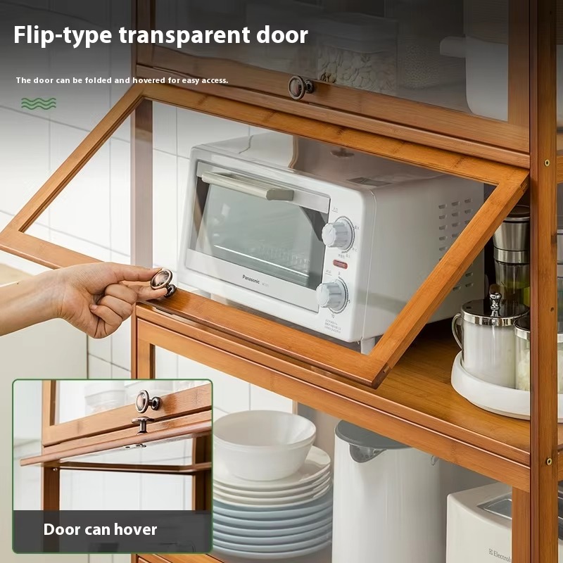 รถเข็นครัวไม้มะม่วง ตู้เก็บของ - Kitchen Baking Cart บทวิจารณ์และราคา