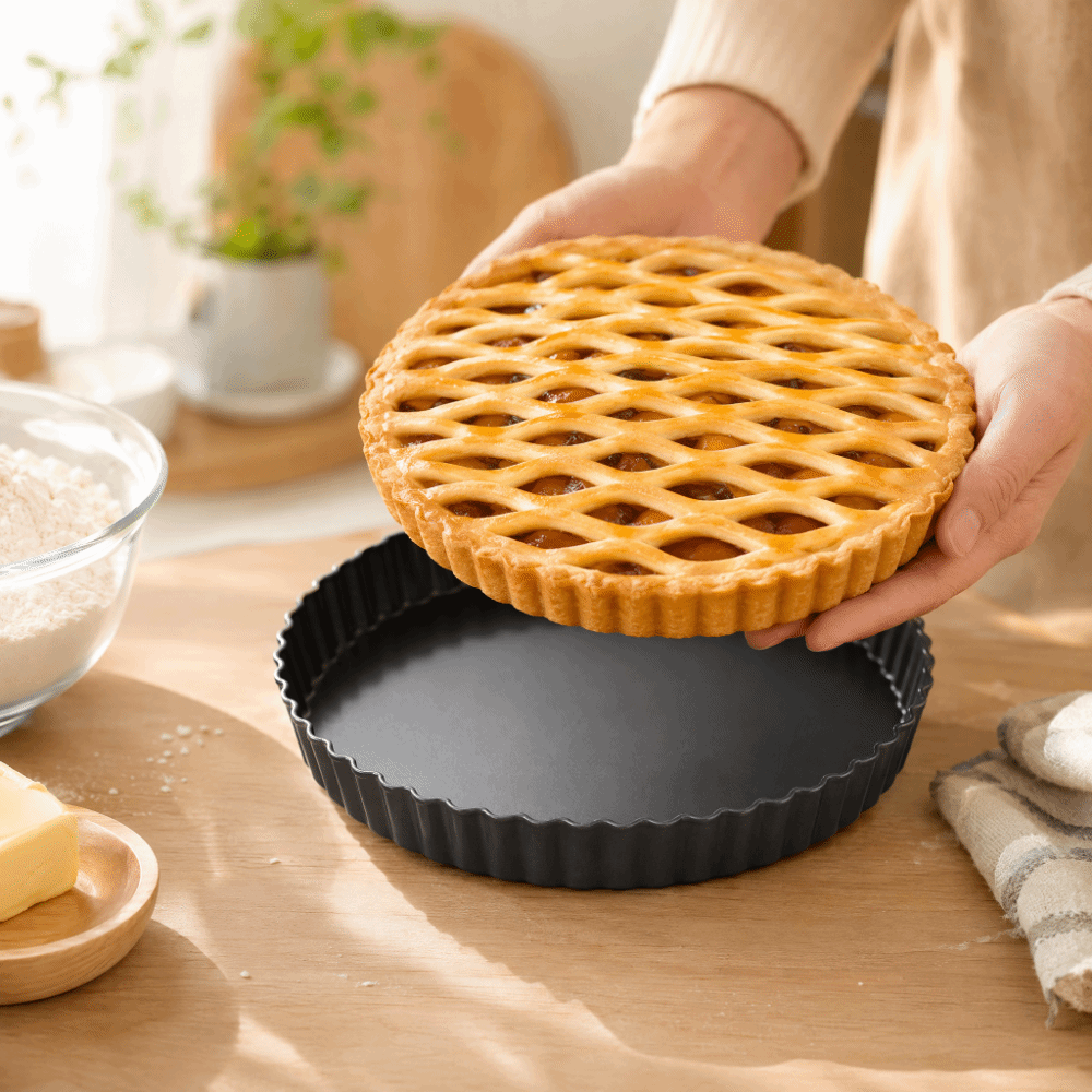 ถาดอบทาร์ตเหล็กกล้าคาร์บอนคุณภ - Tart Pan Loose บทวิจารณ์และราคา