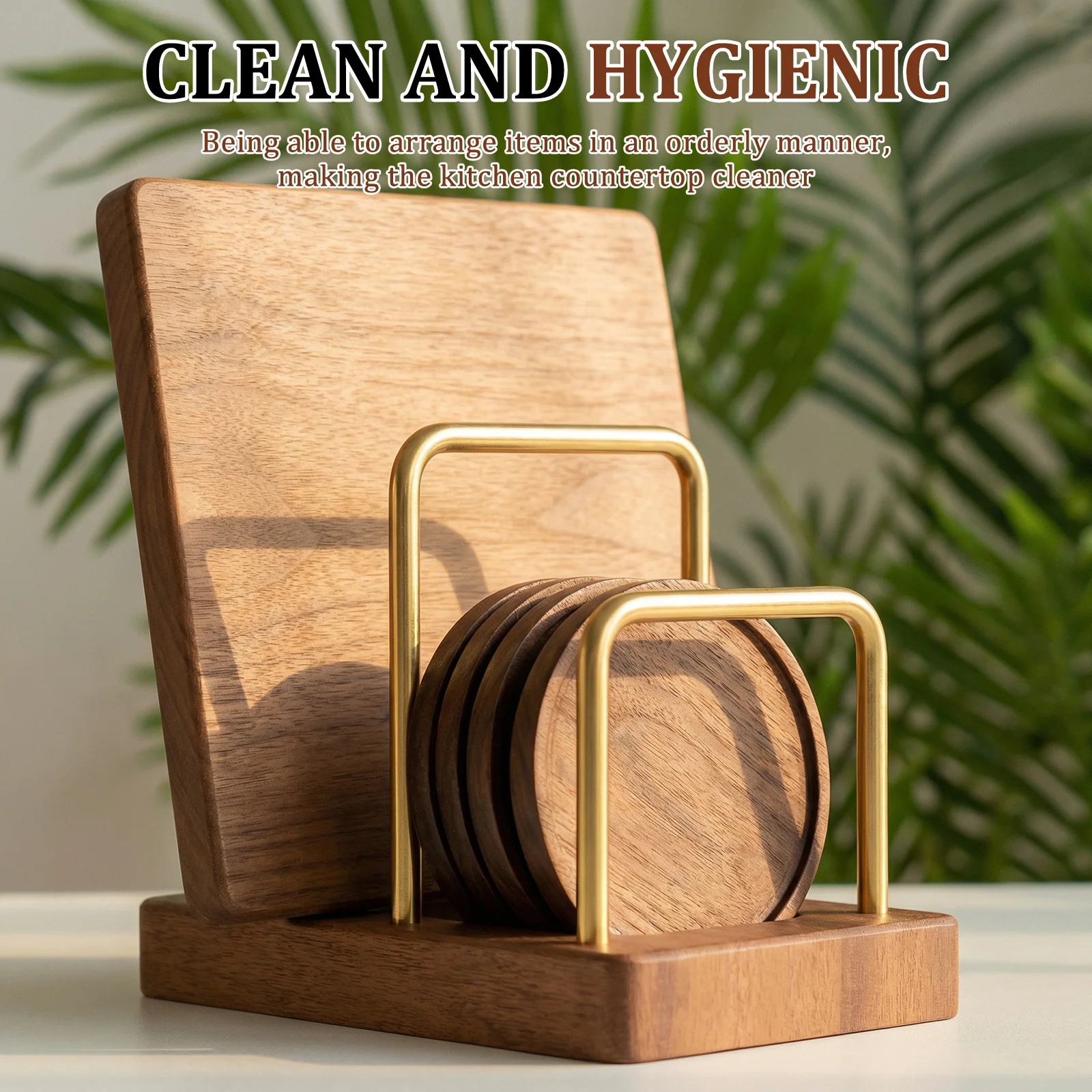 ที่วางฝาหม้อ ที่วางเขียง ฐานไม - Kitchen Baking Pan Storage บทวิจารณ์และราคา