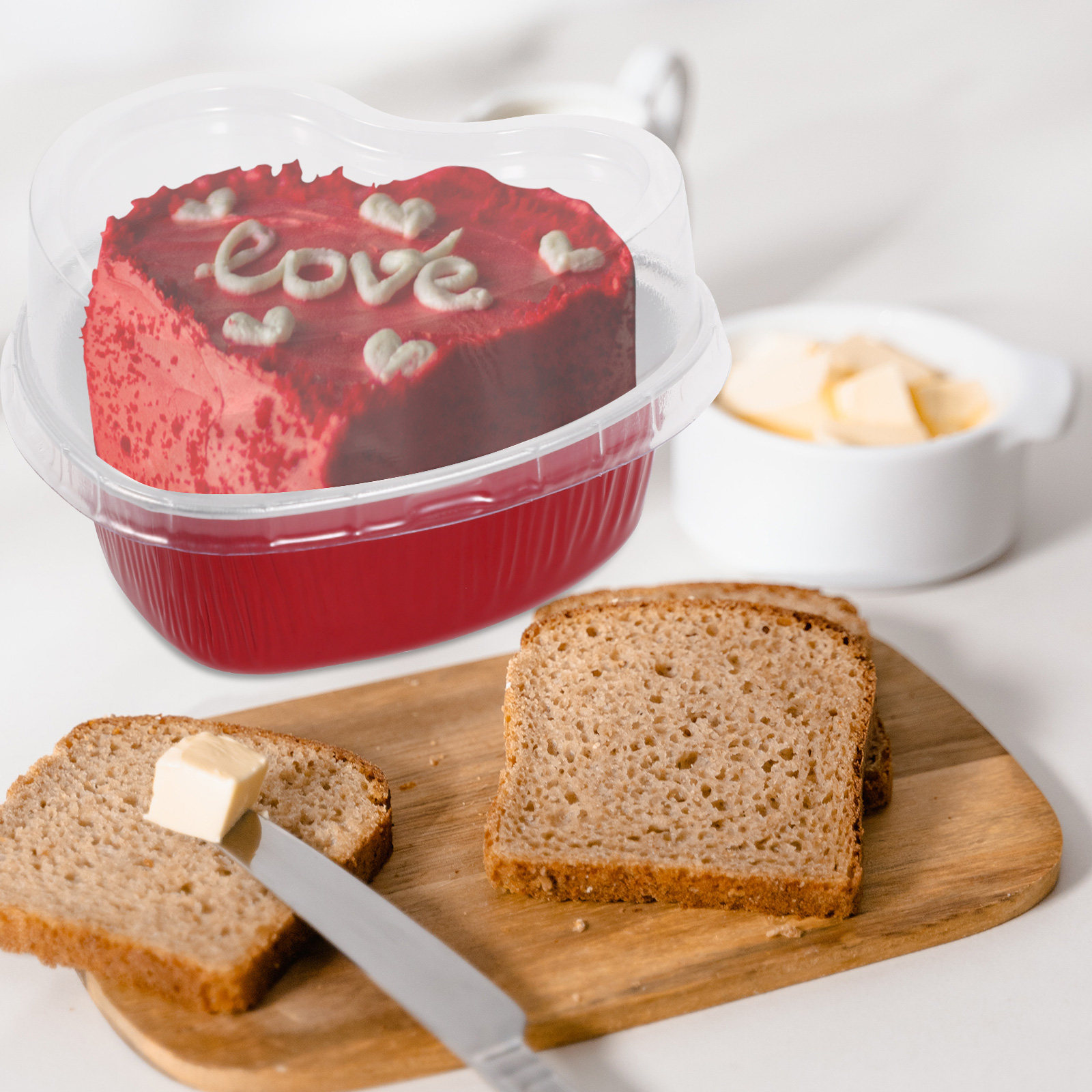 20 ชุด ถาดอบเค้กรูปหัวใจทำจากอ - Mini Kitchen Baking บทวิจารณ์และราคา