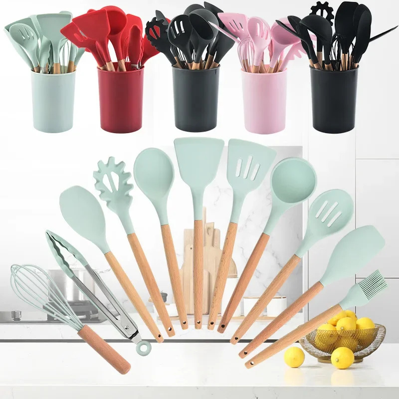 ชุดอุปกรณ์ครัวซิลิโคน 12 ชิ้น  - Kitchen Baking Pan Storage บทวิจารณ์และราคา