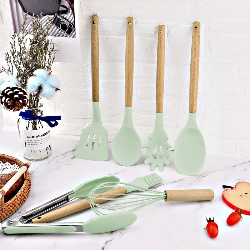 ชุดอุปกรณ์ครัวซิลิโคน 12 ชิ้น  - Kitchen Baking Pan Storage บทวิจารณ์และราคา